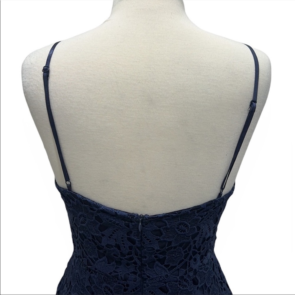 FIND - ASTR the Label Blue Lace Dress Size L - Picture 7 of 8